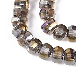 Гальванизируйте прозрачное стекло бисер нитей EGLA-N022-09A-B03