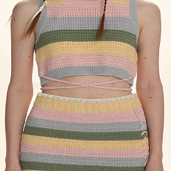 5 ярд полиэстеровой кружевной ленты с сердечками&nbsp;OCOR-LP0004-38