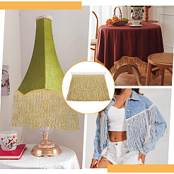 Кружевная лента из полиэстера с кисточками&nbsp;OCOR-FG0002-45A