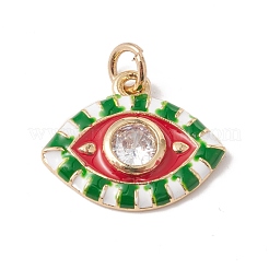 Экологически чистые подвески из латуни с микропаве из кубического циркония KK-F835-09-G