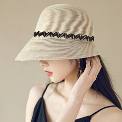 Волнистая кружевная лента из полиэстера OCOR-WH0078-376B