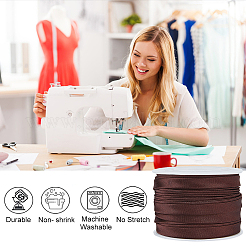 Плоская атласная лента длиной 12.5 м. OCOR-BC0006-22D