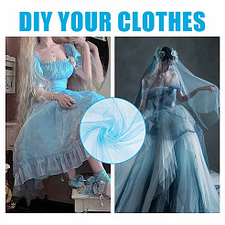 Ткань из полиэстера и органзы DIY-WH0622-049A