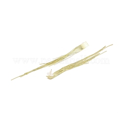 Messingketten-Quastenohrringe&nbsp;EJEW-P236-01G
