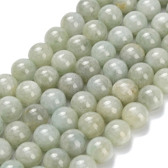 Натуральный майяр нефрит / бурманский нефрит бисерные пряди G-L642-B11-8mm