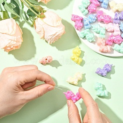 15шт УФ-покрытие непрозрачные акриловые бусины&nbsp;MACR-YW0004-60