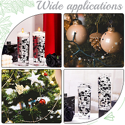 1 рулон пластиковых цепочек с круглыми бусинами DIY-SC0024-96A