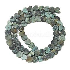 Бусы натуральная африканская бирюза (яшма) G-A272-A01-06