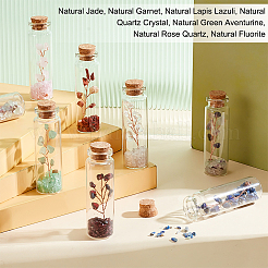 7 шт. 7 стиля натурального нефрита AJEW-OC0004-43