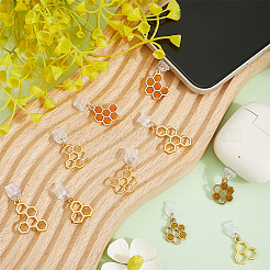 10 шт. 5-х стильный эмалированный кулон-украшение из сплава&nbsp;HJEW-SC00167