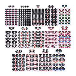 14 лист 14 стиля наклейки для кукол с воздушными шарами&nbsp;DIY-PH0032-61