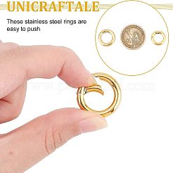 3 шт. 3 стиля ионного покрытия (IP) 304 пружинные затворные кольца из нержавеющей стали STAS-UN0033-63