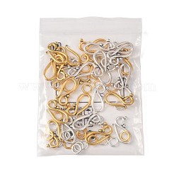 30 Stück Haken- und Ösenverschlüsse im tibetischen Stil&nbsp;FIND-FS0005-27