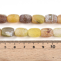 Естественные выветрившиеся агатовые бусины&nbsp;G-N344-42A