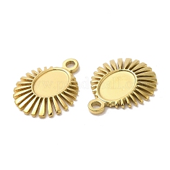 Ионное покрытие (ip) нержавеющая сталь 304 подвеска кабошон оправа&nbsp;X-STAS-L020-013G