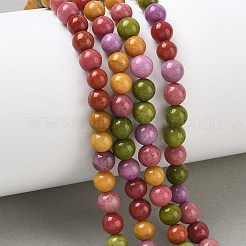 Teñido natural malasia jade abalorios hebras&nbsp;G-G021-02A-26