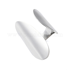 Anello polsino aperto in acciaio inossidabile 304 anti-ossidazione&nbsp;RJEW-Q775-01P