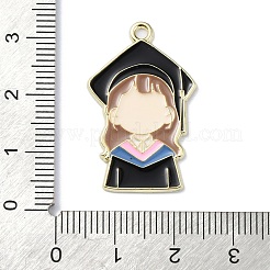 Подвески из сплава с эмалью на тему выпускного ENAM-G226-01A