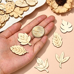 100шт деревянные кабошоны&nbsp;WOOD-CJ0001-39