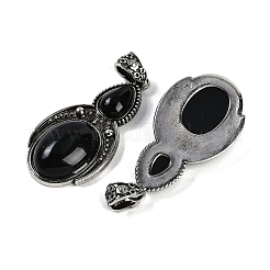 Природные подвески обсидиана&nbsp;G-I370-08AS-10