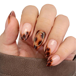 Künstliche Fingernägel mit Leopardenmuster und vollständiger Abdeckung&nbsp;MRMJ-WH20008-25