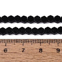 Cuentas de obsidiana natural hebras&nbsp;GG-N002-02A-01