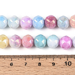 Антикоррозийные гальванические стеклянные бусины GLAA-N010-10mm-02