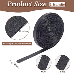 5м складной плоский шнур из искусственной кожи&nbsp;OCOR-WH20012-14B-02