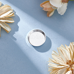 1 шт. 990 подноса для украшений из стерлингового серебра&nbsp;AJEW-BBC0002-43B