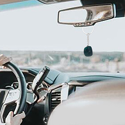 8шт натуральный флюорит кулон брелок&nbsp;KEYC-PH01494