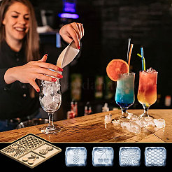 Латунная головка штампа для кубиков льда DIY-WH0535-001