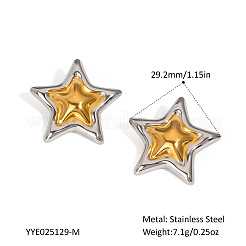 Серьги-гвоздики из нержавеющей стали в форме звезд&nbsp;ZA4666-1