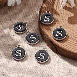 Charms aus platinierter Legierung&nbsp;X-ENAM-S118-02S-P