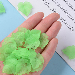 Осенняя тема прозрачные матовые акриловые подвески PAF002Y-28