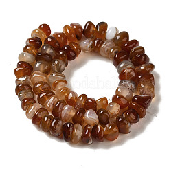 Натуральный красный агат бисер нитей G-NH0017-C01-01