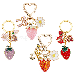 4 шт. брелки из эмалированного сплава&nbsp;KEYC-SC00017