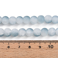 Стеклянные бусины кракле&nbsp;GLAA-N009-8mm-06