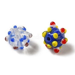 Название продукта: бусины ручной работы в виде тыквенных пятен&nbsp;X1-LAMP-P064-02B