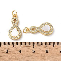 Латунные микро проложить кубического циркония подвески&nbsp;KK-B083-01G