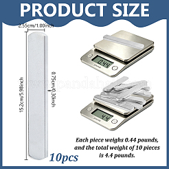 Placas de acero para chaleco lastrado&nbsp;DIY-WH0816-522P-02