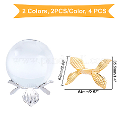 4шт. 2-цветный держатель для дисплея из сплава ODIS-GA0001-27