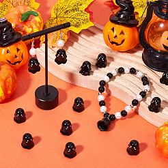 30 шт. Непрозрачные акриловые бусины MACR-SC0001-60B