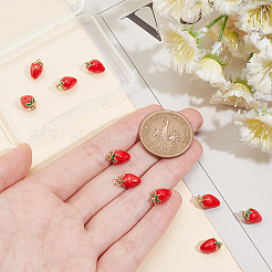 10шт латунные эмалированные подвески&nbsp;KK-AR0003-63