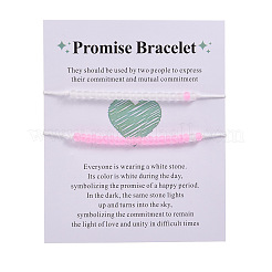 2 шт. светящиеся и матовые браслеты из бисера-рондель из смолы&nbsp;WG9F4E8-05