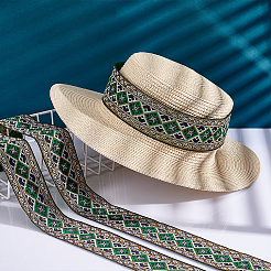 Лента из полиэстера в этническом стиле OCOR-WH0046-21B