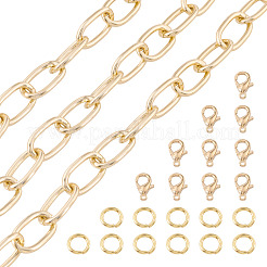 Набор для самостоятельного изготовления цепочек из алюминиевых скрепок и браслетов/ожерельев DIY-TA0012-92