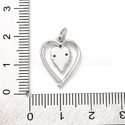 Латунные микро проложить кубического циркония подвески&nbsp;KK-U033-03P-02