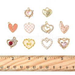 10шт 10 стиля подвески из сплава с эмалью&nbsp;ENAM-FP0002-64