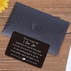 Пустые термотрансферные карты и бумажные конверты из нержавеющей стали&nbsp;DIY-FG0001-74D