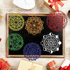 Углеродистая сталь разрезает трафареты DIY-WH0309-2728